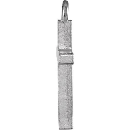 Sterling Silver Posh Mommy Cross Dangle