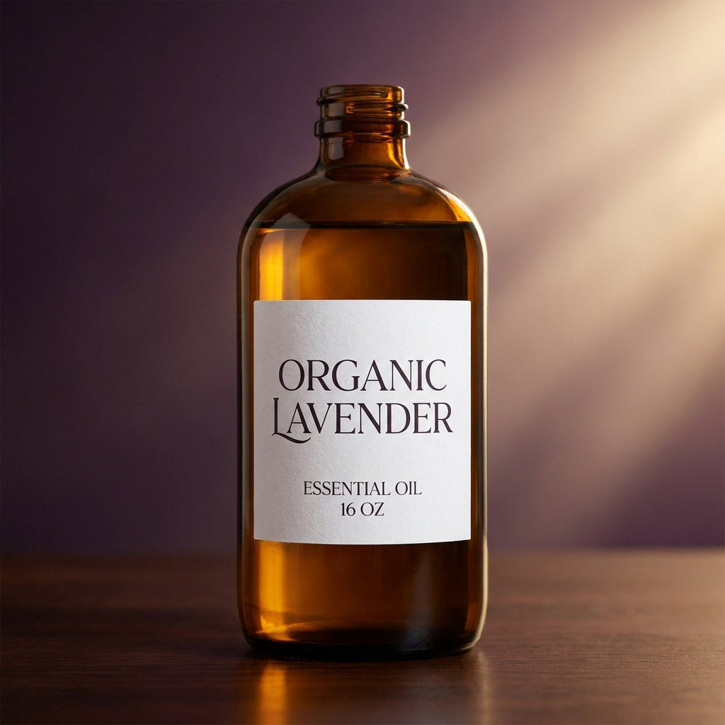 Pure Organic Lavender Essential Oil - 16 OZ (480 ml)
