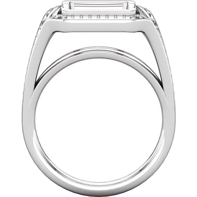 14K White Gold Natural Peridot Bezel-Set 3-Stone 6 1/2-7 1/2" Bracelet