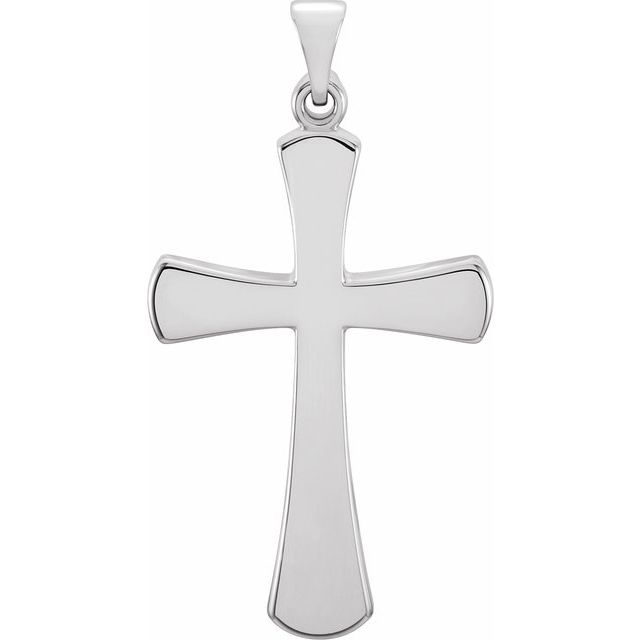 Platinum Cross Pendant