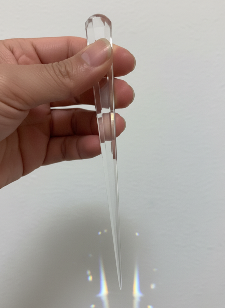 Disentergrater crystal long