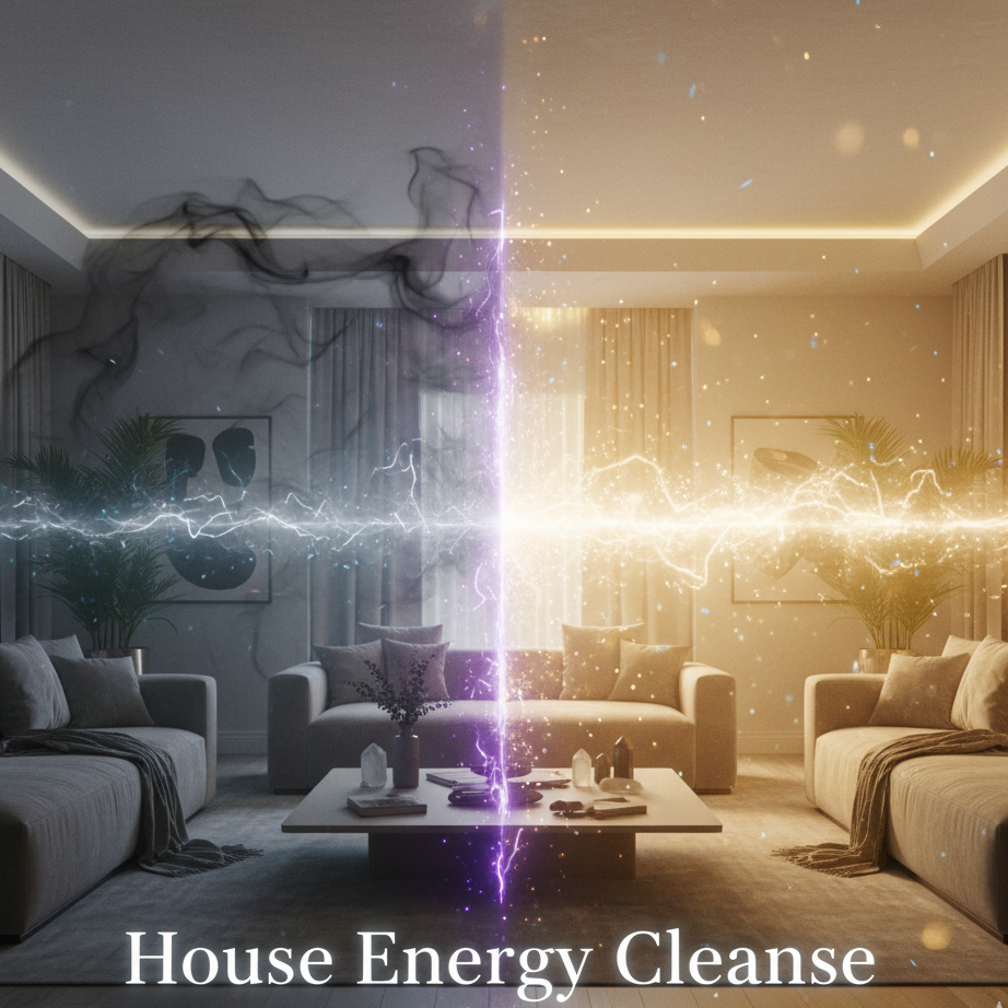 Home Energy Reset Bundle - house cleanse session with lavender kit