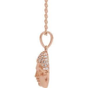 Diamond Buddha Necklace
