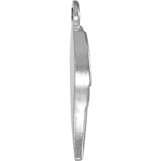 Sterling Silver Posh Mommy Angel Wing Dangle