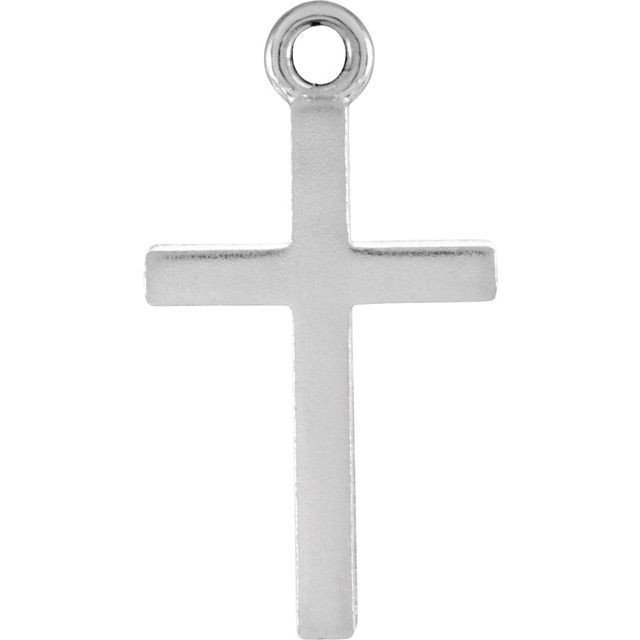 Sterling Silver Posh Mommy® Cross Dangle
