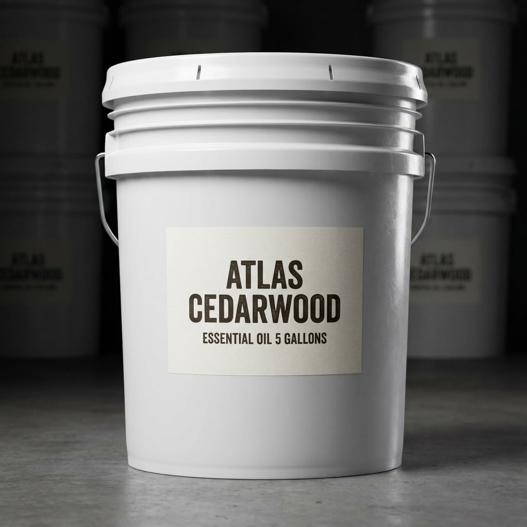 Pure Atlas Cedarwood Essential Oil - 5 Gallons (25 lbs)