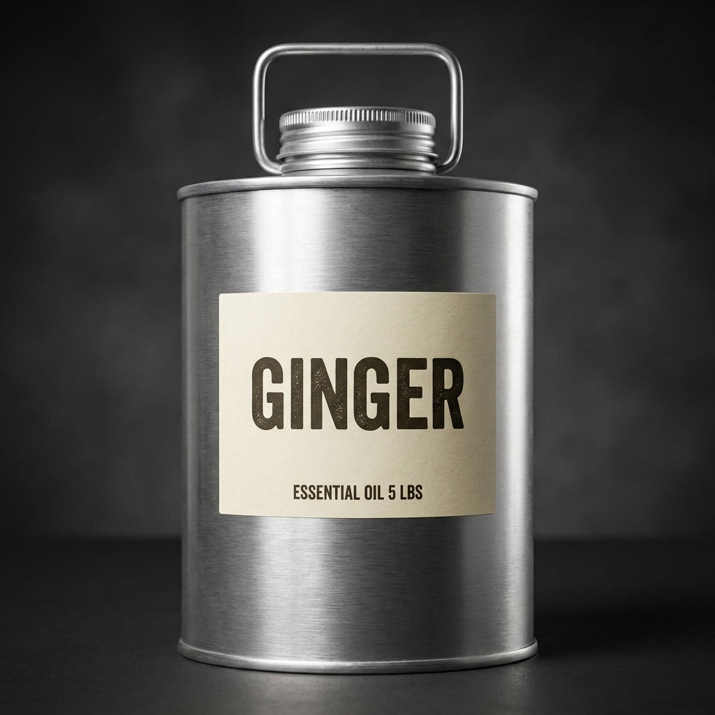 Pure Ginger Essential Oil - 5 lbs
