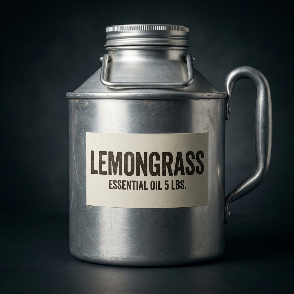 Pure Lemongrass Essential Oil - 5 lbs