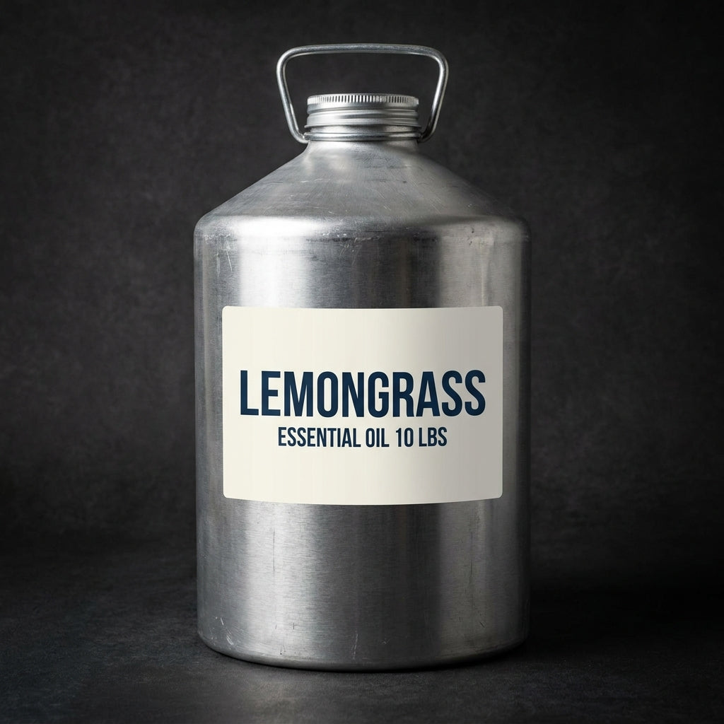 Pure Lemongrass Essential Oil - 10 lbs