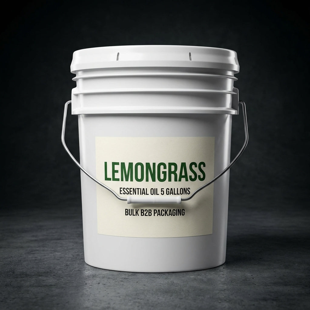 Pure Lemongrass Essential Oil - 5 Gallons