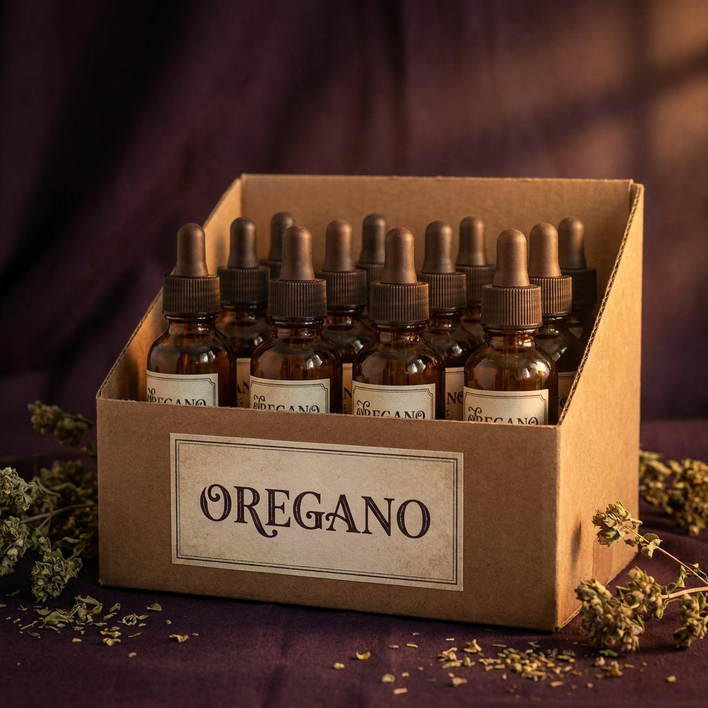 Pure Oregano Essential Oil - Oregano Essential Oil 12 Bottles