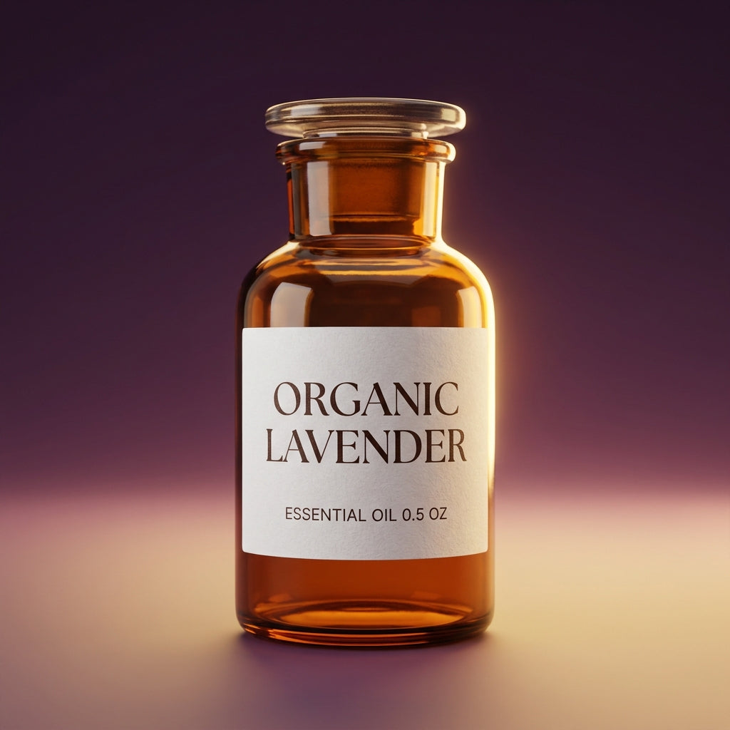Pure Organic Lavender Essential Oil - 0.5 oz