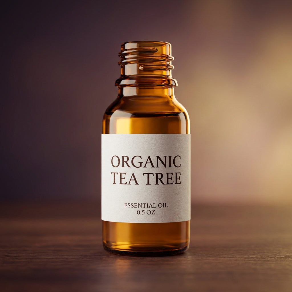 Pure Organic Tea Tree Essential Oil - 0.5 oz