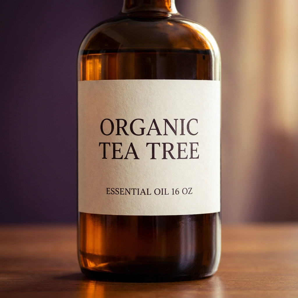 Pure Organic Tea Tree Essential Oil - 16 oz
