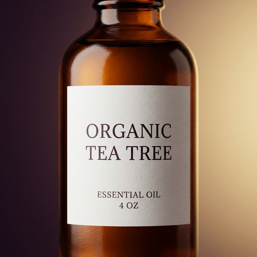 Pure Organic Tea Tree Essential Oil - 4 oz