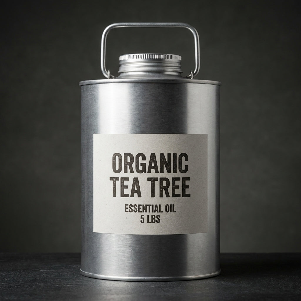 Pure Organic Tea Tree Essential Oil - 5 lbs