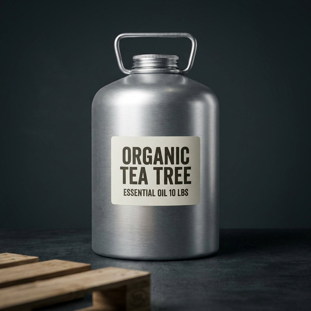 Pure Organic Tea Tree Essential Oil - 10 lbs