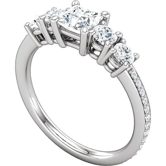 Platinum .03 CTW Natural Diamond Earrings