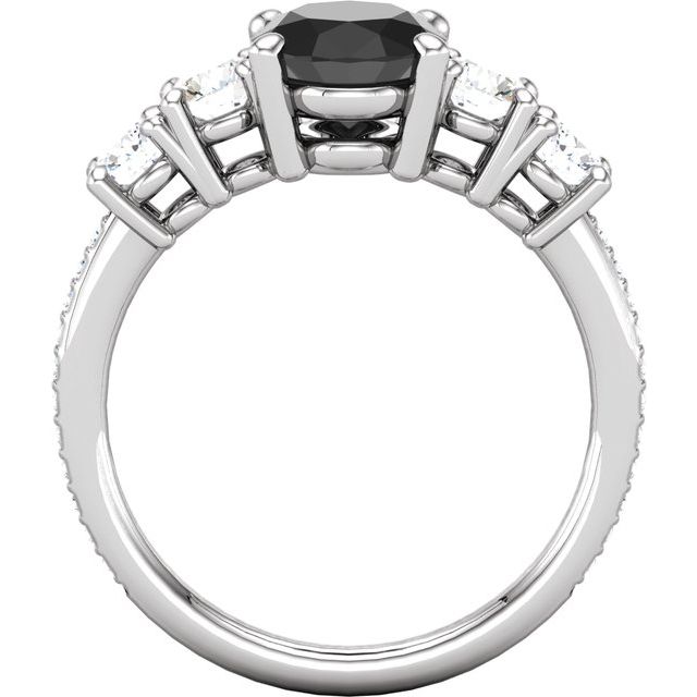 Sterling Silver 1/8 CTW Natural Diamond Earrings