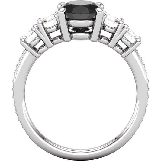 Sterling Silver 1/8 CTW Natural Diamond Earrings