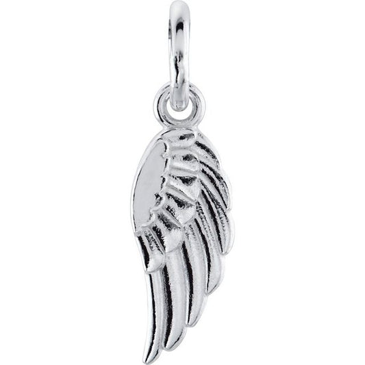 Sterling Silver Posh Mommy® Angel Wing Charm/Pendant