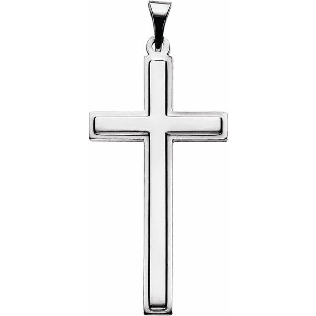 Platinum Cross Pendant