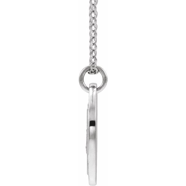 Sterling Silver Natural Diamond Lotus Necklace | Pranic Lifestyle