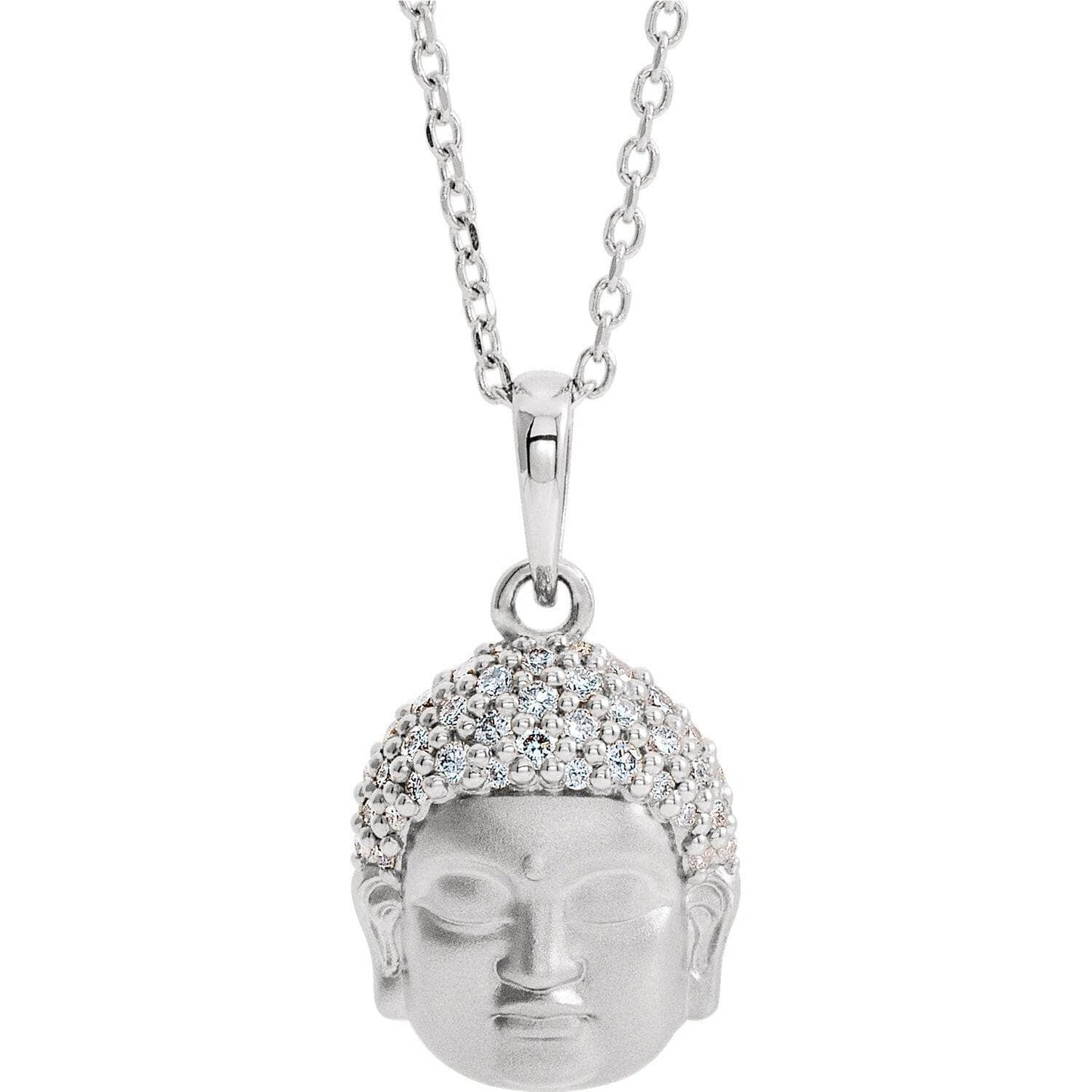 Diamond Buddha Necklace