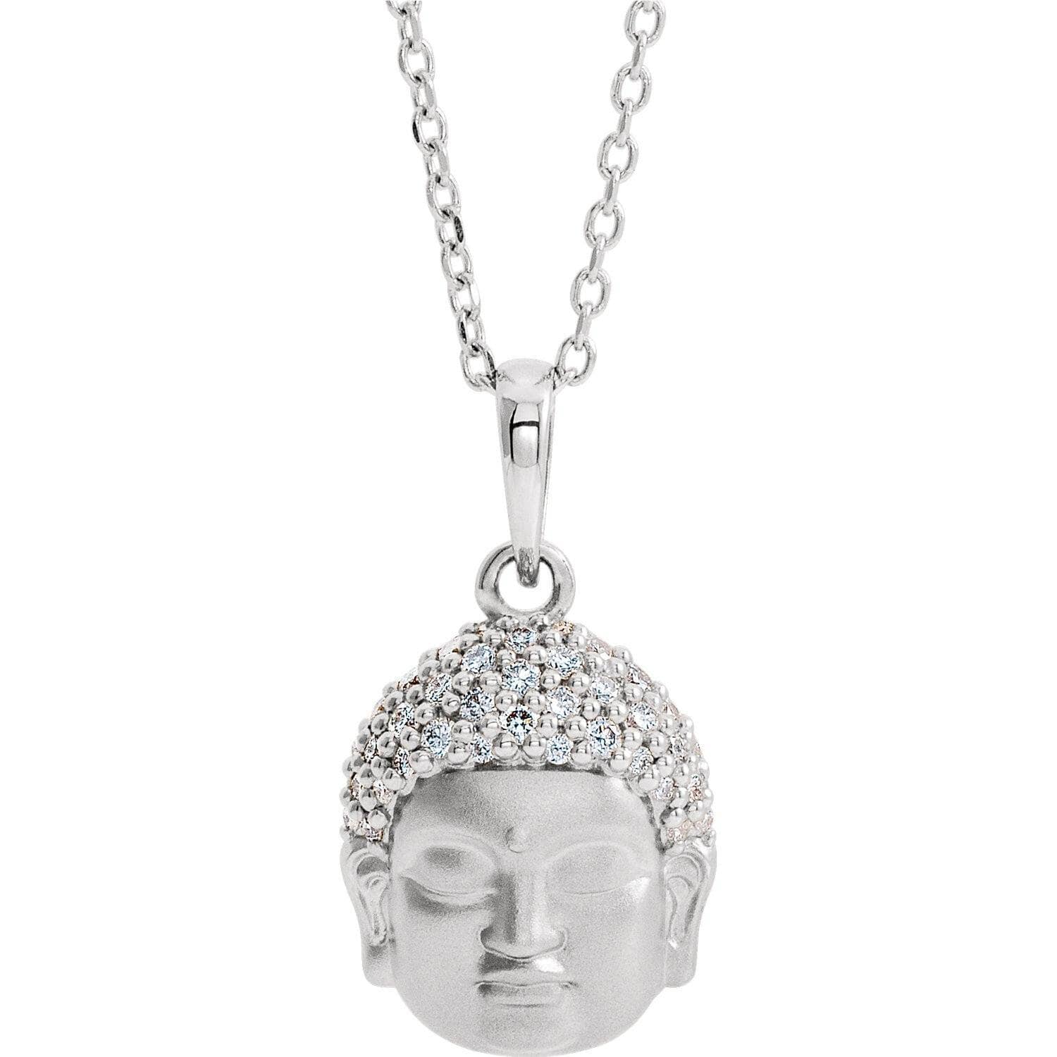 Diamond Buddha Necklace