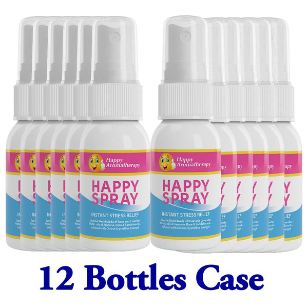 Happy Spray 12 Bottles Case of 4 oz bottles - Pranic Lifestyle
