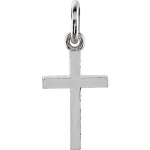 Sterling Silver Cross Charm with Jump Ring - Pranic Lifestyle