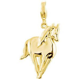 Charming Animals® Horse Charm - 14k Yellow Gold - Pranic Lifestyle