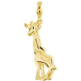 Charming Animals® Giraffe Charm - 14k Yellow Gold - Pranic Lifestyle