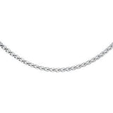 Sterling Silver Wheat 16" Chain With Lobster Clasp - Pranic Lifestyle